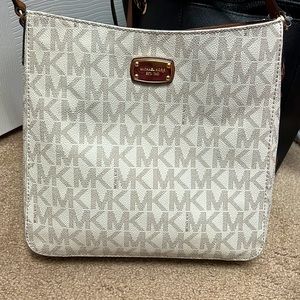 Michael Kors cream crossbody
